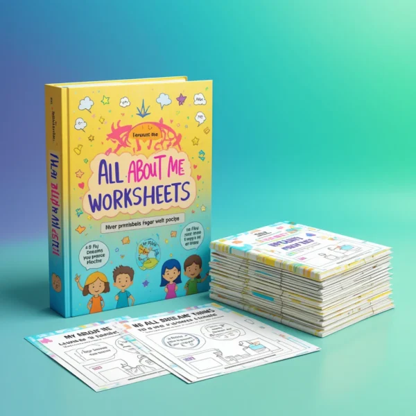 "All About Me Worksheets | 18 Fun Printable Pages for Self-Discovery