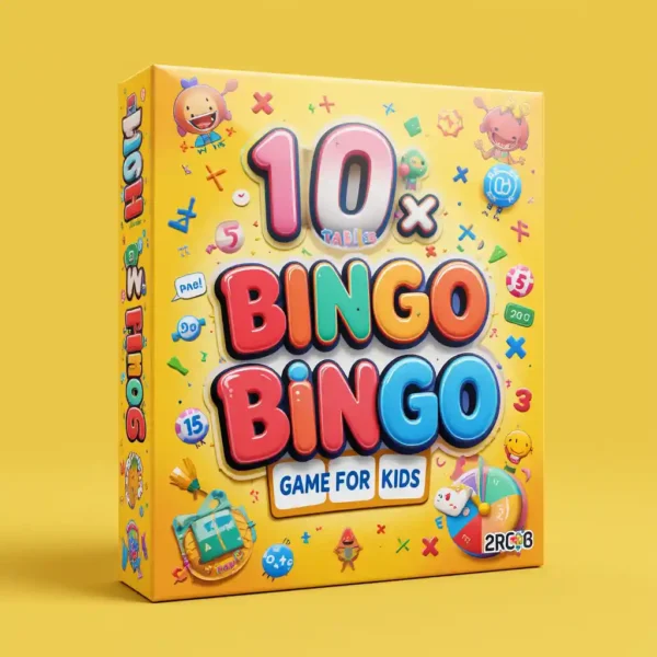 10x Tables Bingo: Fun Multiplication Game for Kids