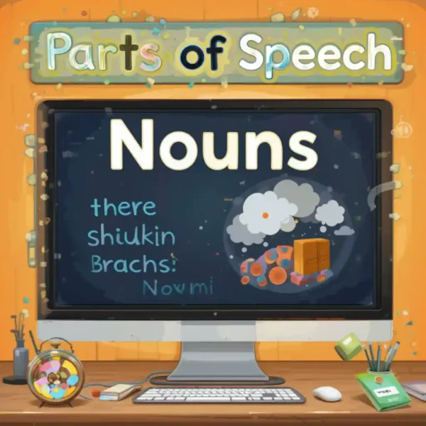 nouns parts of speech picture english presentation