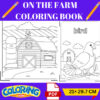 On the Farm Coloring Book | Fun Farm Animal Activities for Kids - Image 2