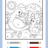 Color by Number: Fun Farm Animals Activity Book - Image 4