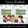 A to Z cursive english letter to kids worksheet - Image 4