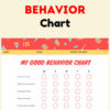 Behavior Chart | Responsibility Chores Chart | Chore Chart | Weekly Chore Chart - Image 4