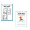 Fun and Colorful Winter Kindergarten Workbook for Kids Worksheet - Image 3