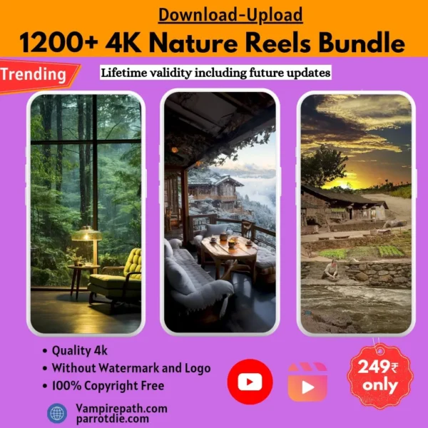 1200+ 4K Nature Reels Bundle