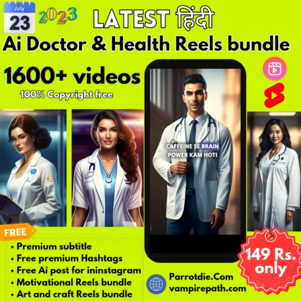 1600+ Latest Ai Health Reels Bundle HINDI