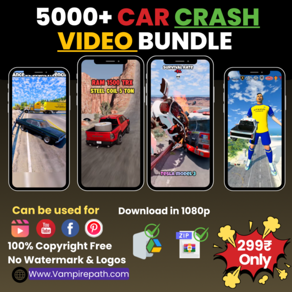 5000+ Car Crash Video Bundle