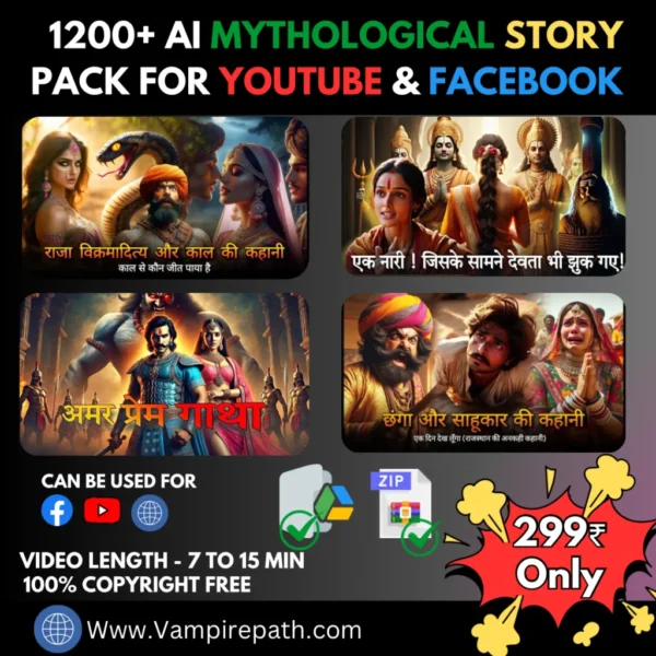 700+ Ai Mythology Story Video Pack For Youtube and Facebook