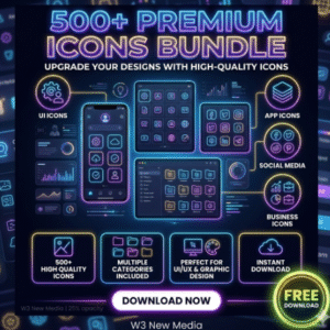 500+ Premium ICONS Bundle